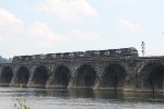 NS 8160 leads units westbound over Rockville bridge